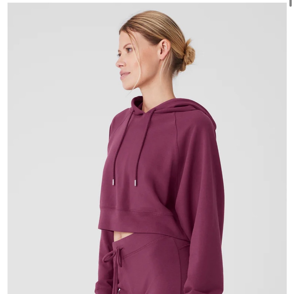 Alo Yoga cropped sweatshirt size small
